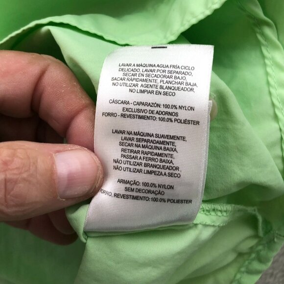 Columbia Mens PFG Fishing Shirt Size XXL Outdoors Activewear Green Short Sleeve - Picture 14 of 16